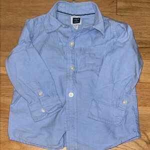 Janie and Jack Light Blue Button Down Shirt